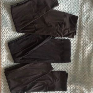 Black leggings set